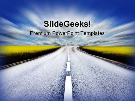 Highway To Success PowerPoint Templates And PowerPoint Backgrounds 0811 Highway To Success PowerPoint Templates And PowerPoint Backgrounds 0811