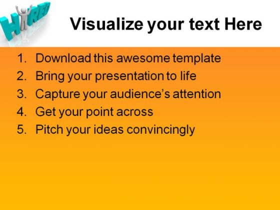 Hired People PowerPoint Template 0810 adaptable informative