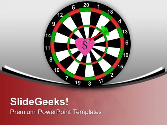 Hit The Target To Earn Dollars Business PowerPoint Templates Ppt Backgrounds For Slides 0313 Hit The Target To Earn Dollars Business PowerPoint Templates Ppt Backgrounds For Slides 0313