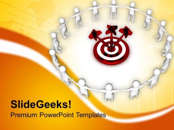 Hit Your Business Target For Team Benifit PowerPoint Templates Ppt Backgrounds For Slides 0713 Hit Your Business Target For Team Benifit PowerPoint Templates Ppt Backgrounds For Slides 0713