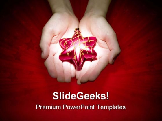 Holding Star Christmas PowerPoint Themes And PowerPoint Slides 0511 Holding Star Christmas PowerPoint Themes And PowerPoint Slides 0511