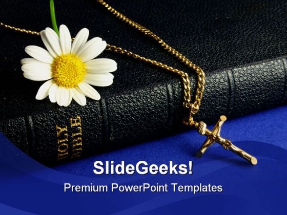 Holy01 Bible Religion PowerPoint Template 0610