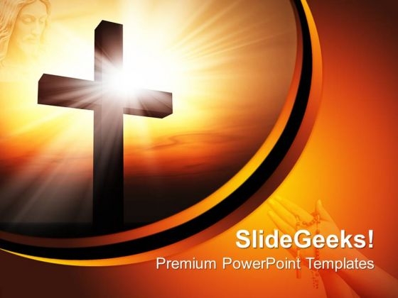 Holy Cross Christianity PowerPoint Templates And PowerPoint Themes 0712