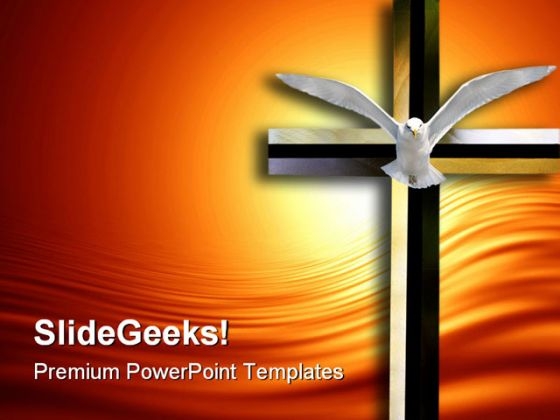 Holy Spirit Cross Religion PowerPoint Themes And PowerPoint Slides 0511 Holy Spirit Cross Religion PowerPoint Themes And PowerPoint Slides 0511