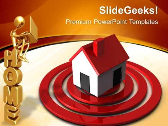 Home On Target Real Estate PowerPoint Templates And PowerPoint Themes 0712 Home On Target Real Estate PowerPoint Templates And PowerPoint Themes 0712