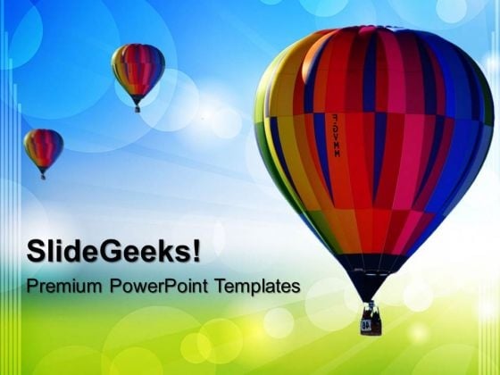 Hot Air Ballon Abstract PowerPoint Templates And PowerPoint Themes 0512
