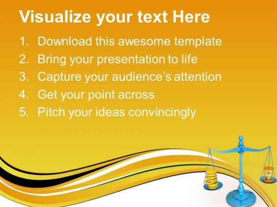 hourglass_and_coins_on_scales_concept_powerpoint_templates_ppt_backgrounds_for_slides_0813_text