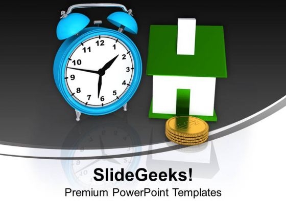 House And Alarm Clock Security PowerPoint Templates Ppt Background For Slides 1112 House And Alarm Clock Security PowerPoint Templates Ppt Background For Slides 1112