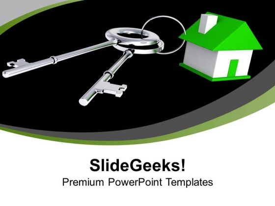 House Keys PowerPoint Templates Ppt Backgrounds For Slides 0413