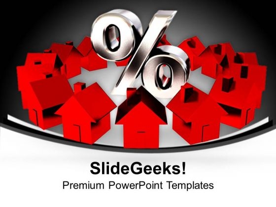 Houses And Percentage Symbol Business Real Estate PowerPoint Templates And PowerPoint Themes 1112 Houses And Percentage Symbol Business Real Estate PowerPoint Templates And PowerPoint Themes 1112