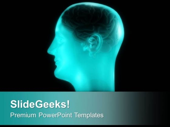 Human Brain Generates Thoughts PowerPoint Templates Ppt Backgrounds For Slides 0613 Human Brain Generates Thoughts PowerPoint Templates Ppt Backgrounds For Slides 0613
