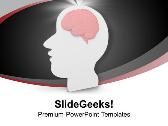 Human Brain Thinking About Of Life PowerPoint Templates Ppt Backgrounds For Slides 0713 Human Brain Thinking About Of Life PowerPoint Templates Ppt Backgrounds For Slides 0713