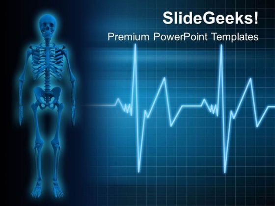 Human Skeleton Medical PowerPoint Templates Ppt Backgrounds For Slides 0813 Human Skeleton Medical PowerPoint Templates Ppt Backgrounds For Slides 0813