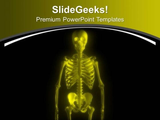 Human Skeleton PowerPoint Templates Ppt Backgrounds For Slides 0713 Human Skeleton PowerPoint Templates Ppt Backgrounds For Slides 0713