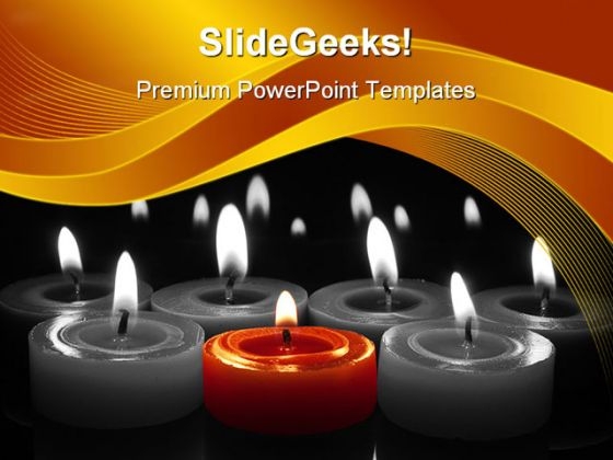 I Am Different Red Candle Holidays PowerPoint Templates And PowerPoint Backgrounds 0311 I Am Different Red Candle Holidays PowerPoint Templates And PowerPoint Backgrounds 0311