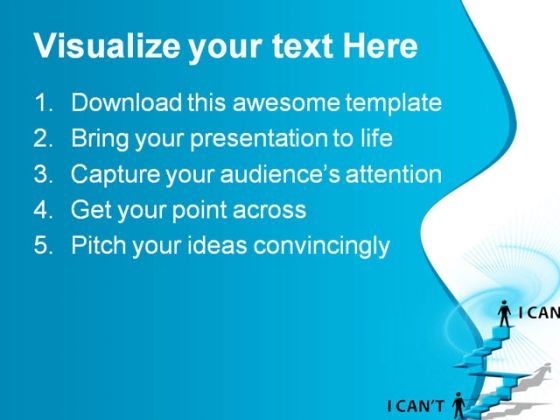 I Can Business PowerPoint Template 0510 researched multipurpose