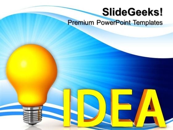 Idea Bulb Business PowerPoint Templates And PowerPoint Themes 0812 Idea Bulb Business PowerPoint Templates And PowerPoint Themes 0812