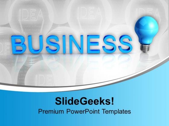Idea Concept Business PowerPoint Templates Ppt Background For Slides 1112