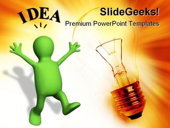 Idea People PowerPoint Template 1110 Idea People PowerPoint Template 1110