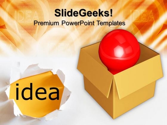 Idea Symbol In Carton Box Shapes PowerPoint Templates And PowerPoint Themes 1012 Idea Symbol In Carton Box Shapes PowerPoint Templates And PowerPoint Themes 1012