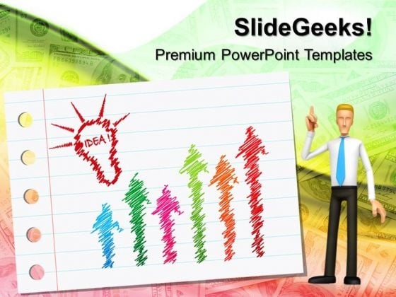 Idea To Growth Business PowerPoint Templates And PowerPoint Themes 0512 Idea To Growth Business PowerPoint Templates And PowerPoint Themes 0512