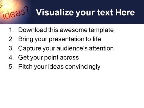 Ideas Business PowerPoint Template 0610 interactive multipurpose