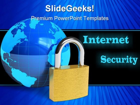 Identity Security PowerPoint Template 1110 Identity Security PowerPoint Template 1110