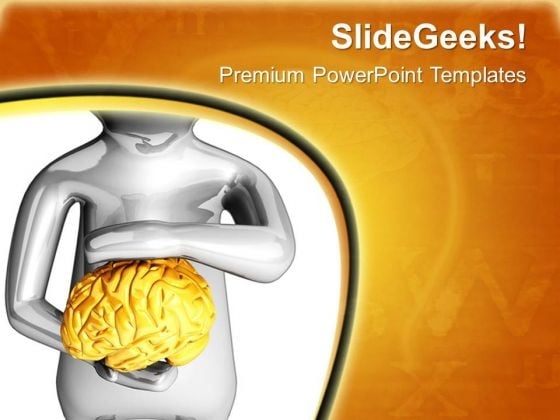 Illustration Of A Human Brain PowerPoint Templates Ppt Backgrounds For Slides 0713 Illustration Of A Human Brain PowerPoint Templates Ppt Backgrounds For Slides 0713