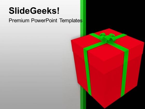 Illustration Of Gift Box PowerPoint Templates Ppt Backgrounds For Slides 0213