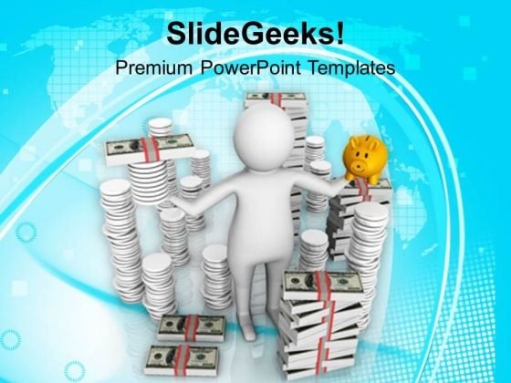 Illustration Of Money Saving Concept PowerPoint Templates Ppt Backgrounds For Slides 0713 Illustration Of Money Saving Concept PowerPoint Templates Ppt Backgrounds For Slides 0713