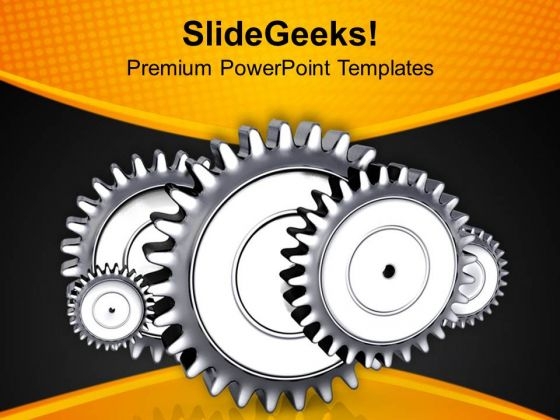 Image Of Metal Gears PowerPoint Templates Ppt Backgrounds For Slides 0713 Image Of Metal Gears PowerPoint Templates Ppt Backgrounds For Slides 0713