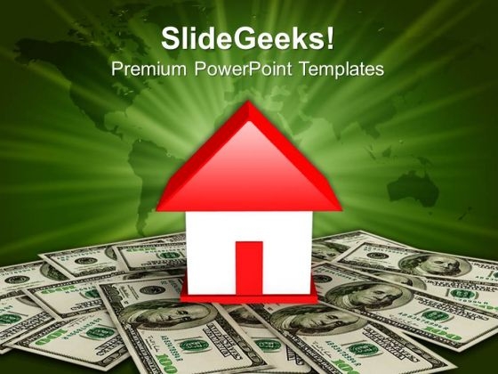 Increasing Rates Of Houses Real Estate PowerPoint Templates And PowerPoint Themes 0912 Increasing Rates Of Houses Real Estate PowerPoint Templates And PowerPoint Themes 0912