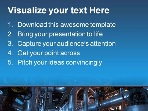 Industry Technology PowerPoint Template 0510 informative multipurpose