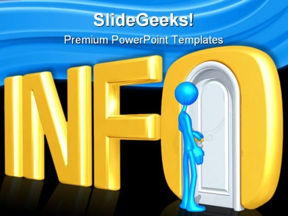 Info Door Business PowerPoint Templates And PowerPoint Backgrounds 0311 Info Door Business PowerPoint Templates And PowerPoint Backgrounds 0311