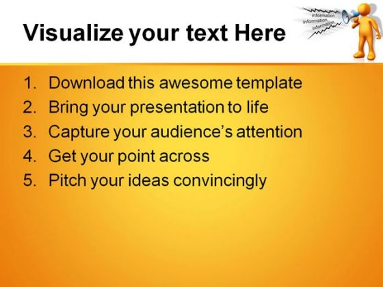 Information People PowerPoint Template 0810 impressive attractive