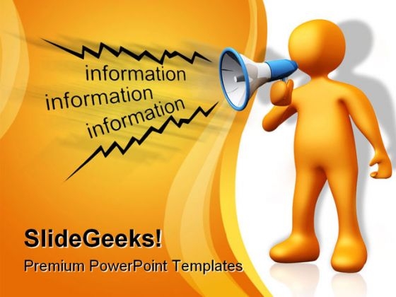Information People PowerPoint Template 0810 Information People PowerPoint Template 0810
