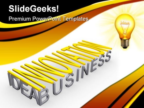 Innovation Idea Business PowerPoint Templates And PowerPoint Backgrounds 0711