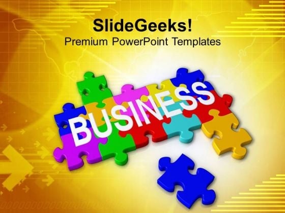Interconnected Business Puzzle Pieces PowerPoint Templates Ppt Backgrounds For Slides 0413 Interconnected Business Puzzle Pieces PowerPoint Templates Ppt Backgrounds For Slides 0413