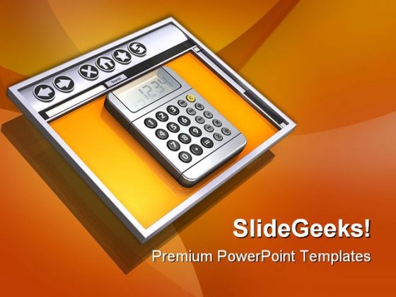 Internet Browser And Calculator Technology PowerPoint Templates And PowerPoint Backgrounds 0711