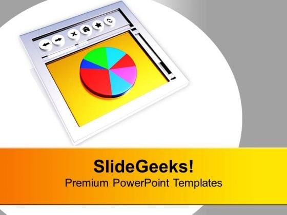 Internet Browser And Pie Chart Business PowerPoint Templates Ppt Backgrounds For Slides 0413 Internet Browser And Pie Chart Business PowerPoint Templates Ppt Backgrounds For Slides 0413