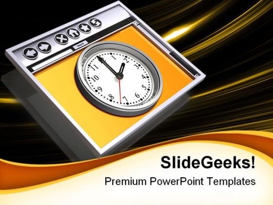 Internet Browser And Time Symbol PowerPoint Templates And PowerPoint Backgrounds 0111 Internet Browser And Time Symbol PowerPoint Templates And PowerPoint Backgrounds 0111