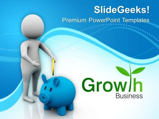 Invest Money For Growth PowerPoint Templates Ppt Backgrounds For Slides 0513