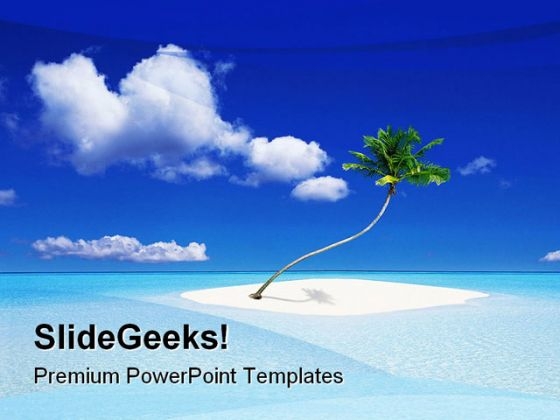 Island Beach PowerPoint Templates And PowerPoint Backgrounds 0411 Island Beach PowerPoint Templates And PowerPoint Backgrounds 0411