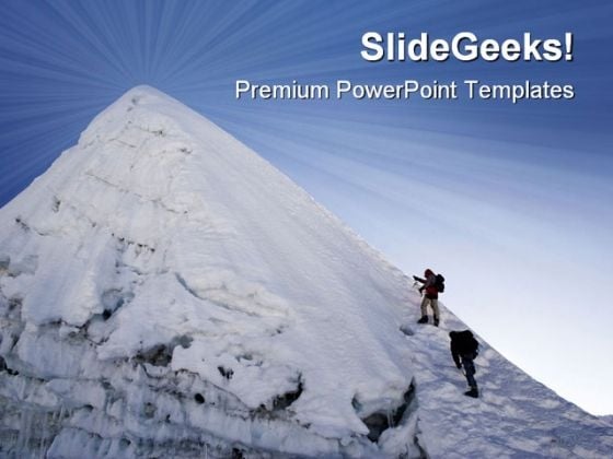 Island Peak In Nepal Holidays PowerPoint Templates And PowerPoint Backgrounds 0711
