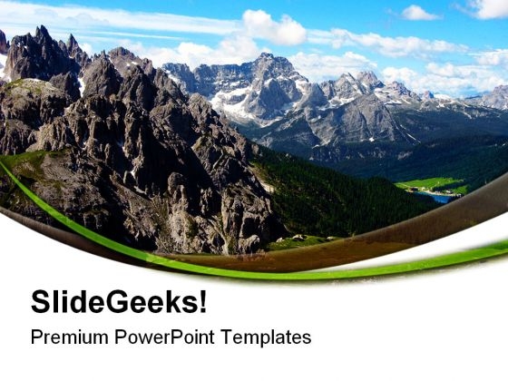 Italian Mountain Nature PowerPoint Templates And PowerPoint Backgrounds 0611 Italian Mountain Nature PowerPoint Templates And PowerPoint Backgrounds 0611