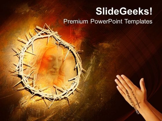 Jesus Crown Easter Christmas PowerPoint Templates And PowerPoint Themes 0712 Jesus Crown Easter Christmas PowerPoint Templates And PowerPoint Themes 0712
