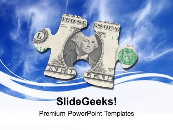Jigsaw Puzzle With Us Dollar Note Finance PowerPoint Templates Ppt Background For Slides 1112 Jigsaw Puzzle With Us Dollar Note Finance PowerPoint Templates Ppt Background For Slides 1112