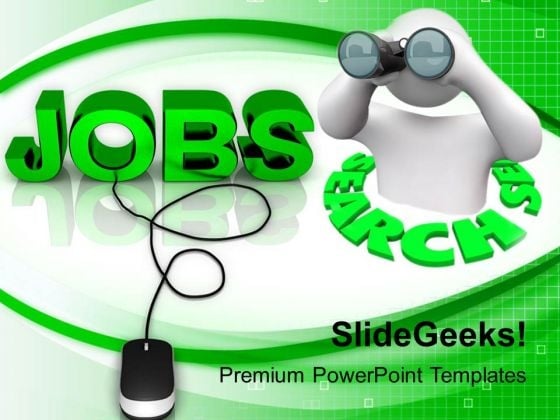 Jobs With Mouse Man Searching Jobless PowerPoint Templates Ppt Backgrounds For Slides 0113 Jobs With Mouse Man Searching Jobless PowerPoint Templates Ppt Backgrounds For Slides 0113