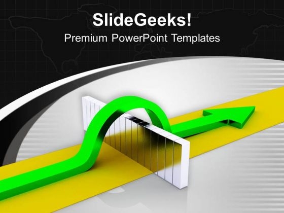 Jump The Hienderence Of Yor Path PowerPoint Templates Ppt Backgrounds For Slides 0413 Jump The Hienderence Of Yor Path PowerPoint Templates Ppt Backgrounds For Slides 0413