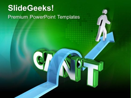Jump The Negative Approch PowerPoint Templates Ppt Backgrounds For Slides 0713 Jump The Negative Approch PowerPoint Templates Ppt Backgrounds For Slides 0713